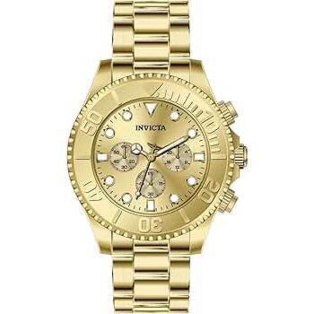 NWT Invicta 50588  Pro Diver | Quartz | Gold | Men's Watch